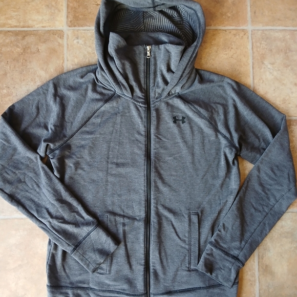 Under Armour Gray Full-Zip Hoodie - Picture 1 of 2